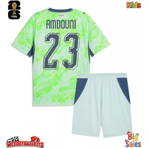 Switzerland Zeki Amdouni #23 Replica Away Stadium Kit for Kids World Cup 2026 Short Sleeve (+ pants)